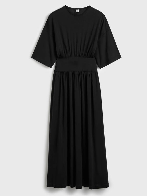 COTTON SILK TEE DRESS