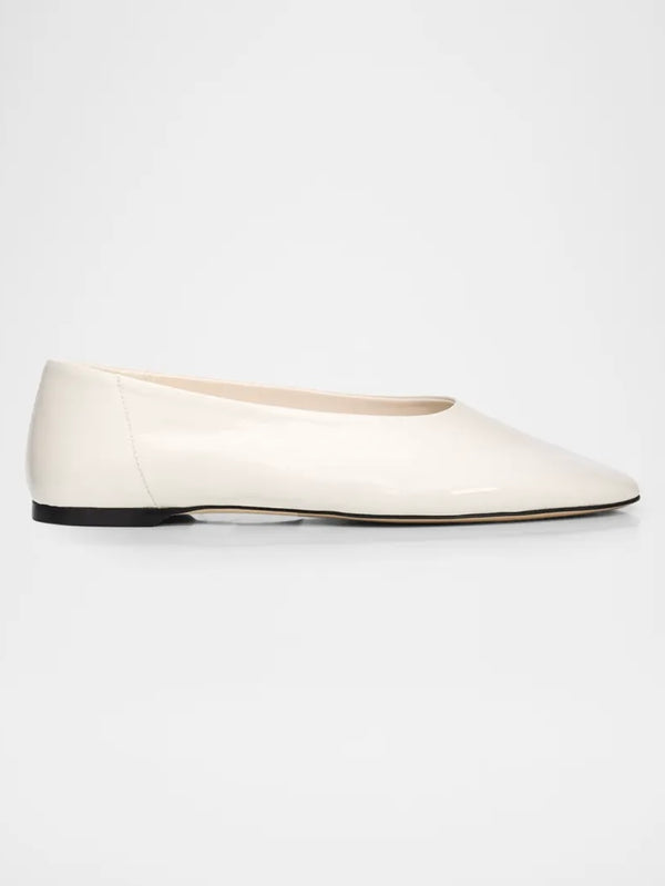 SLIP NAPLACK BALLERINAS OFF-WHITE