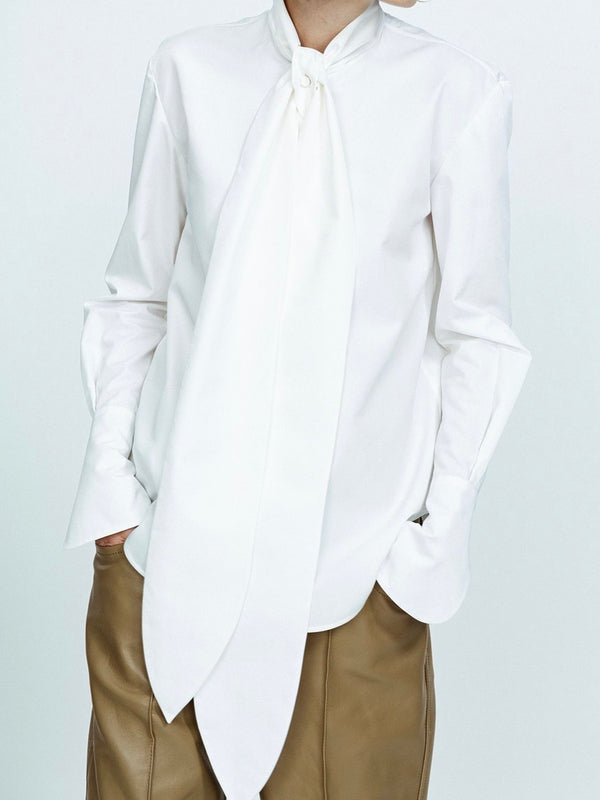 Chavi Tie-Neck blouse
